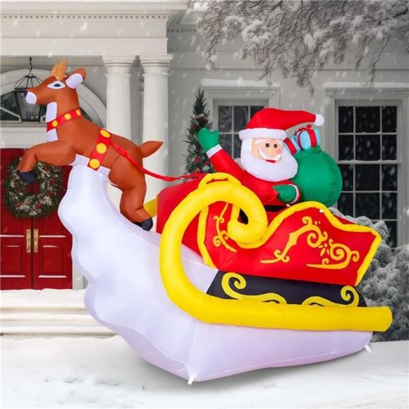 Hot Sale Advertising Giant Christmas Decorative Inflatable Santa Claus